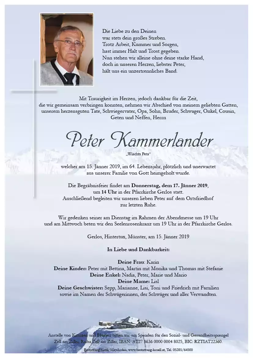 Parte von Peter Kammerlander